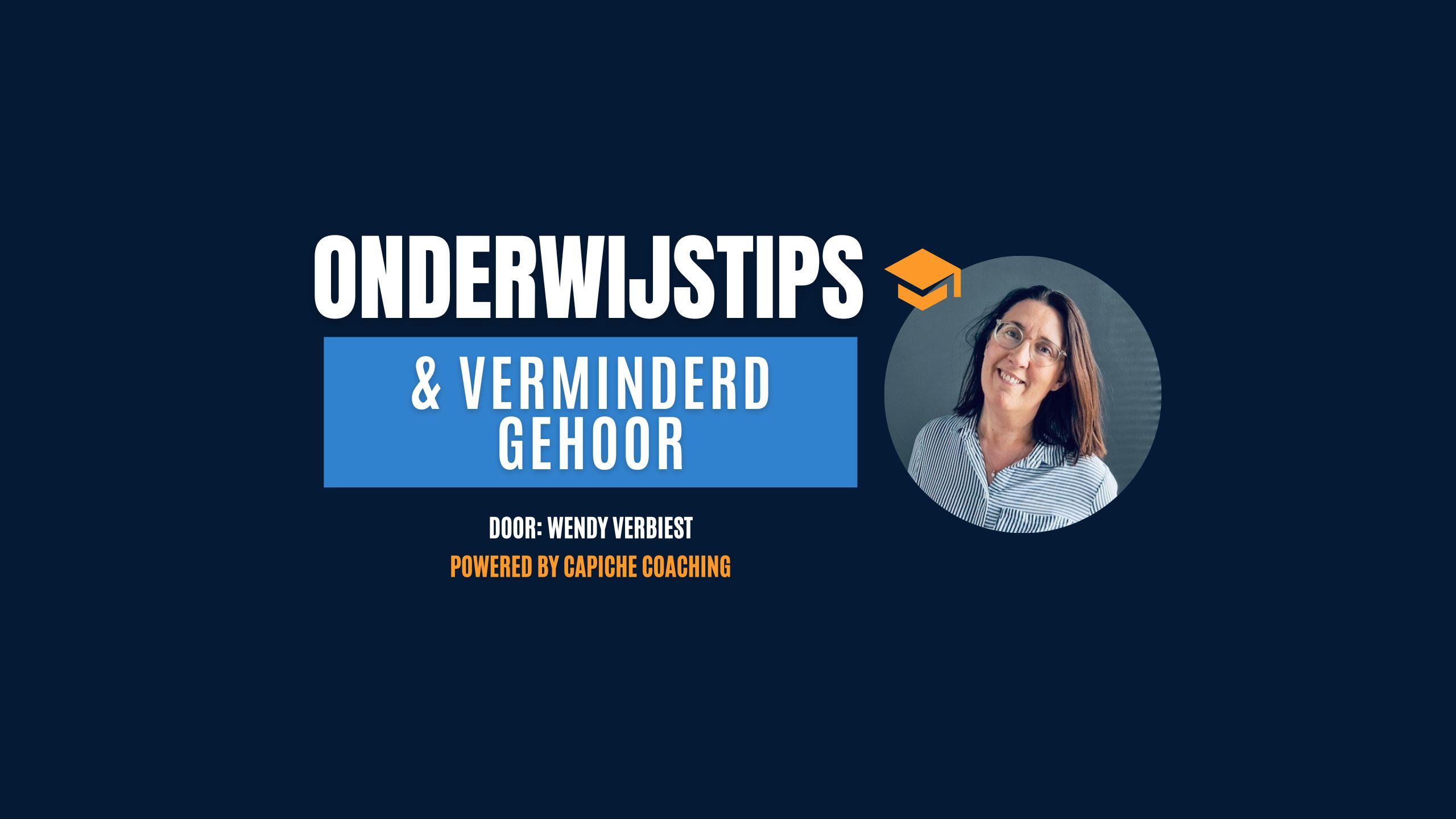 onderwijs gehoorverlies